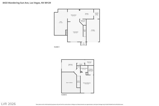 8433 Wandering Sun Avenue, Las Vegas, NV 89129