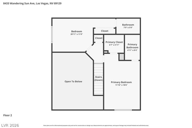 8433 Wandering Sun Avenue, Las Vegas, NV 89129