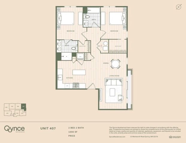 13 Wentworth Road 407, Quincy, MA 02170