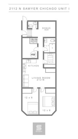 2112 N Sawyer Avenue I, Chicago, IL 60647