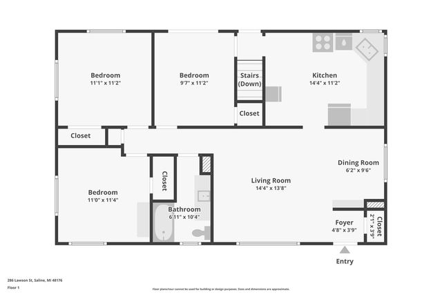 286 Lawson Street, Saline, MI 48176