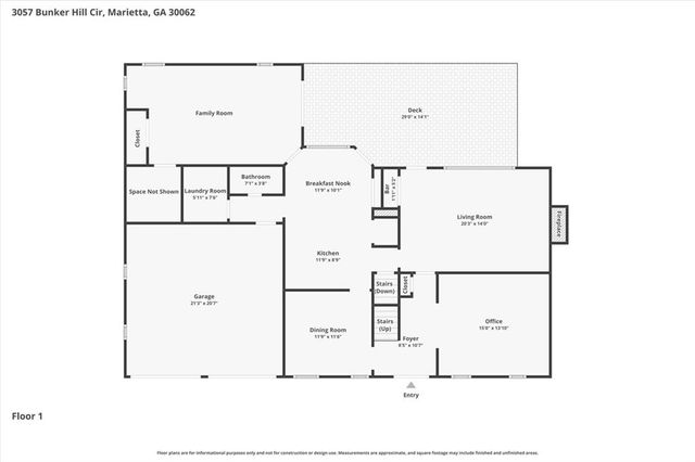 3057 Bunker Hill Circle, Marietta, GA 30062