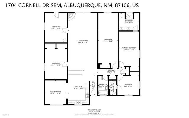 1704 Cornell Drive SE, Albuquerque, NM 87106