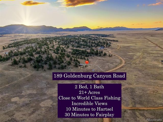189 Goldenburg Canyon Road, Hartsel, CO 80449