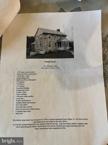 5432 POLKTOWN RD, Waynesboro, PA 17268