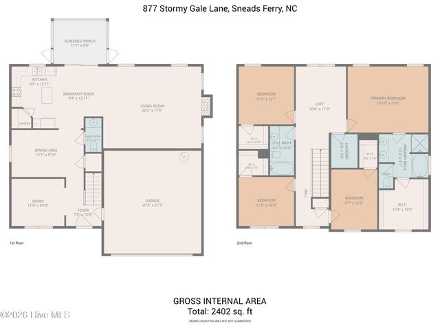 877 Stormy Gale Lane, Sneads Ferry, NC 28460