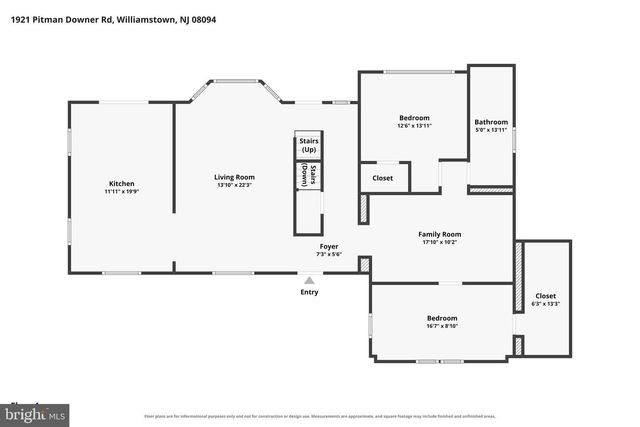 1921 PITMAN DOWNER RD, Williamstown, NJ 08094