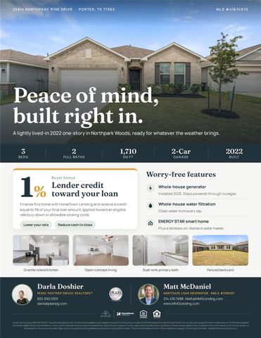 25814 Northpark Pine Drive, Porter, TX 77365