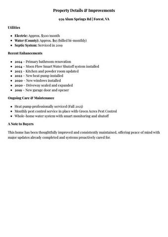 939 Alum Springs Road, Forest, VA 24551