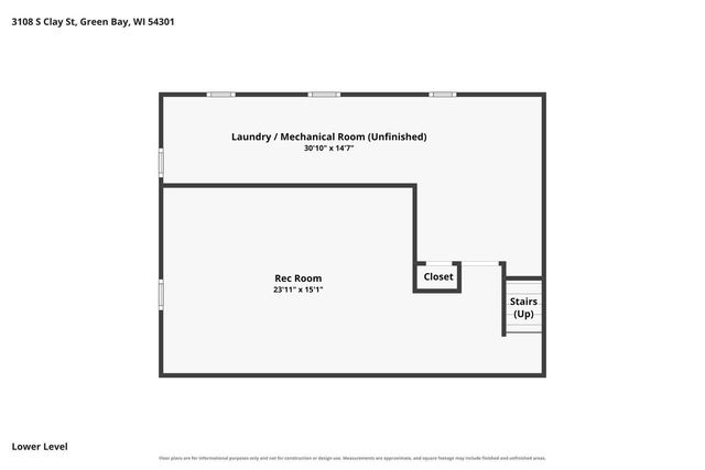 3108 S CLAY STREET, Green Bay, WI 54301