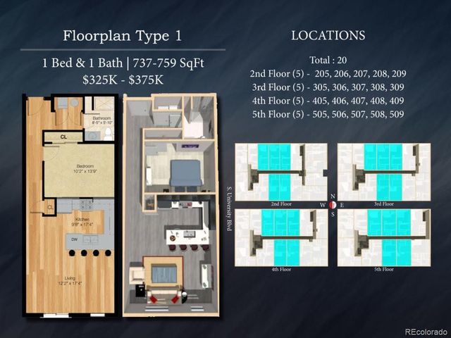 2374 S University Boulevard 307, Denver, CO 80210