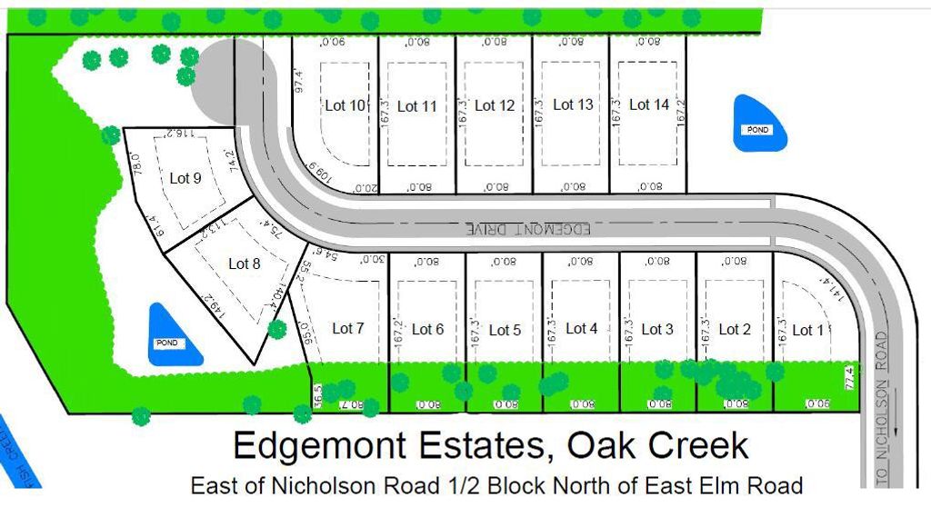Lt14 EDGEMONT DRIVE, Oak Creek, WI 53154