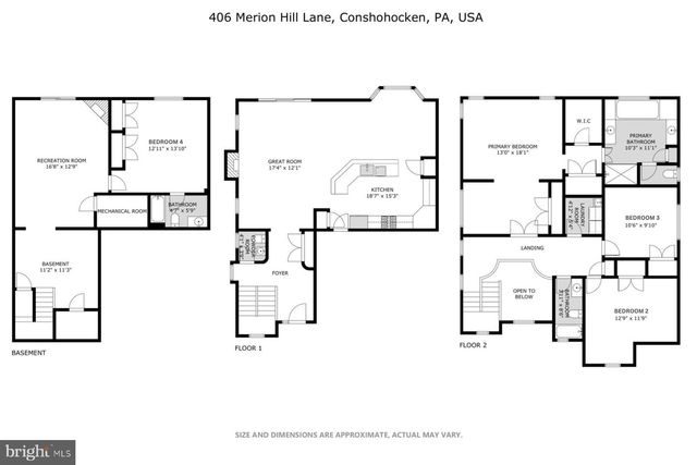 406 MERION HILL LN, Conshohocken, PA 19428