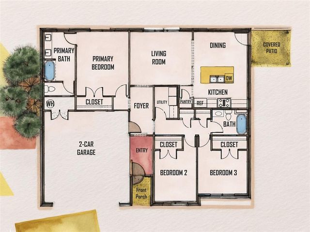 1237 E Stetson Lane, Mustang, OK 73064