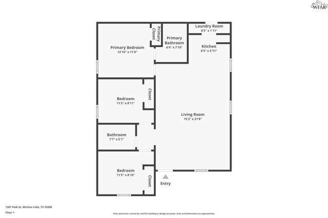 1307 POLK STREET, Wichita Falls, TX 76309