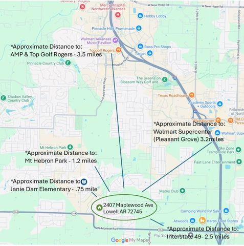 2407 Maplewood Avenue, Lowell, AR 72745