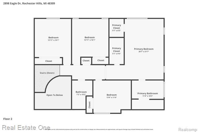 2898 Eagle Drive, Rochester Hills, MI 48309