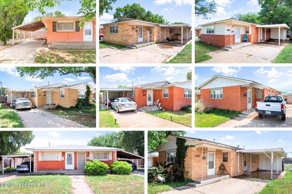 Duplex Package - 4419 31st Street, Lubbock, TX 79410