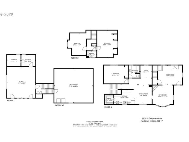 6305 N DELAWARE Ave, Portland, OR 97217
