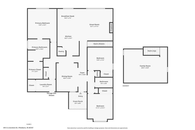 809 Declaration Drive, Pittsboro, IN 46167