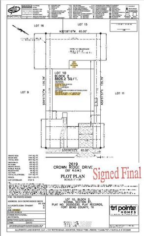 2619 Crown Ridge Drive, Missouri City, TX 77459