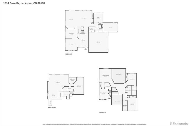1614 Gore Drive, Larkspur, CO 80118