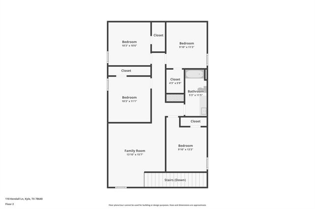110 Kendall LN, Maxwell, TX 78656