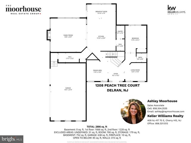 1208 PEACH TREE CT, Delran, NJ 08075