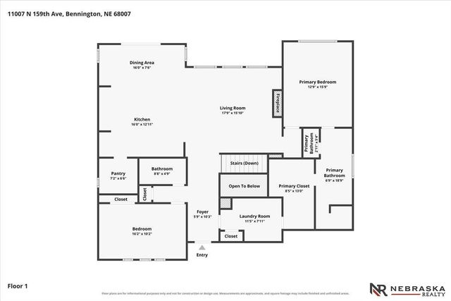 11007 N 159th Avenue, Bennington, NE 68007