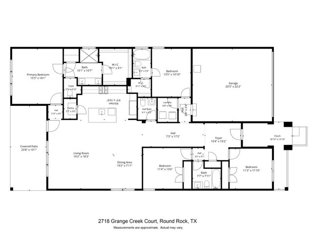 2718 Grange Creek CT, Round Rock, TX 78665