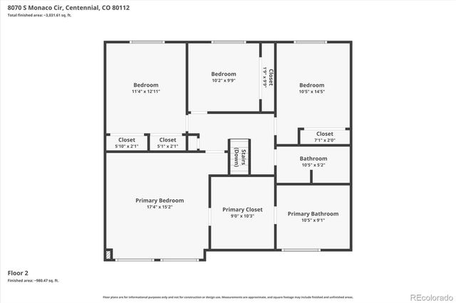 8070 S Monaco Circle, Centennial, CO 80112