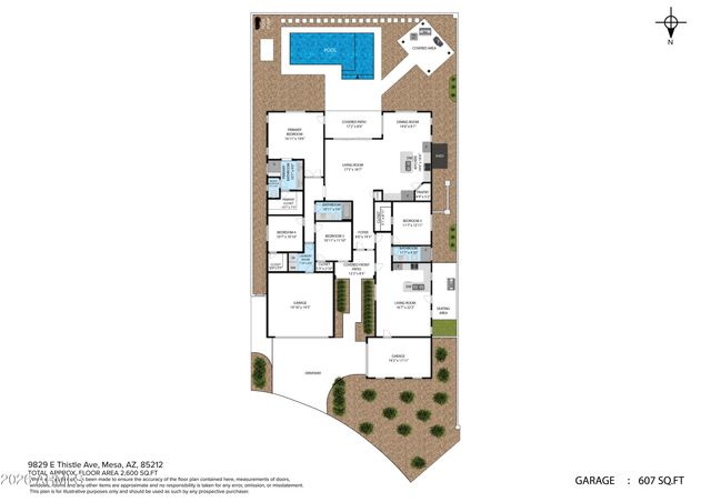 9829 E THISTLE Avenue, Mesa, AZ 85212