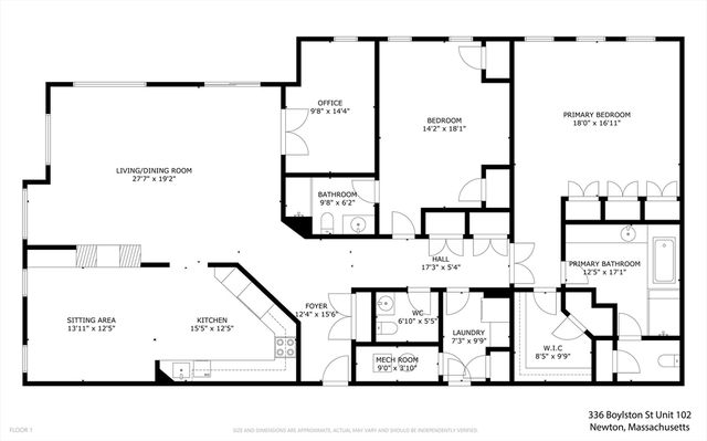 336 Boylston Street Unit 102, Newton, MA 02459