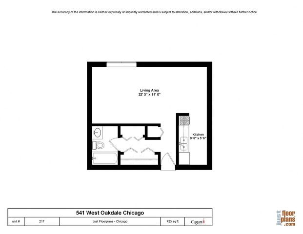 541 W OAKDALE Avenue 217, Chicago, IL 60657