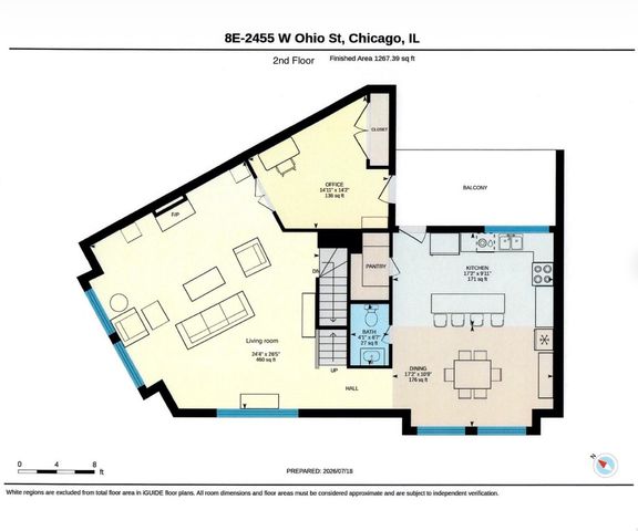 2455 W Ohio Street 8E, Chicago, IL 60612