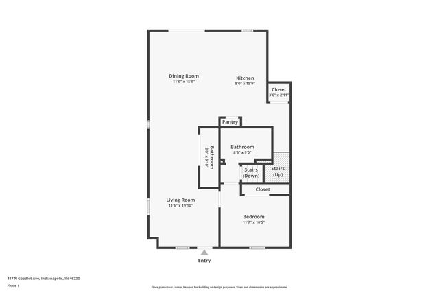 417 N Goodlet Avenue, Indianapolis, IN 46222