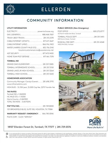 20931 Milazzo Park Trail, Tomball, TX 77377