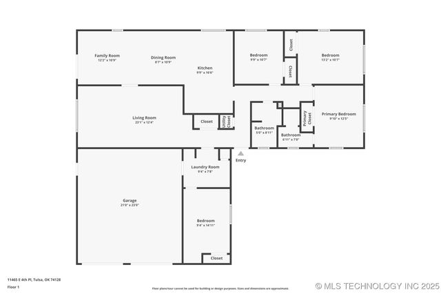 11465 E 4th Place, Tulsa, OK 74128