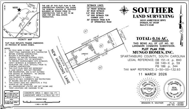 7034 New Horizons Lane Lot 92, Boiling Springs, SC 29316