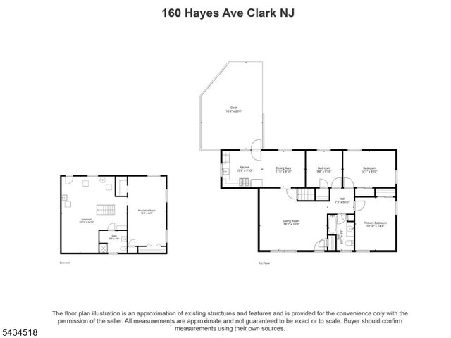 160 Hayes Ave, Clark Twp., NJ 07066