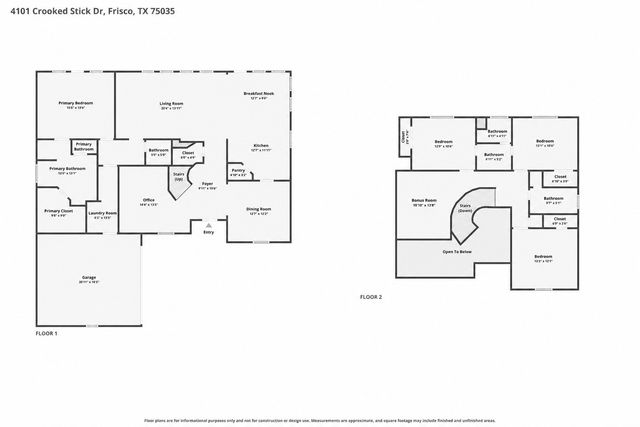 4101 Crooked Stick Drive, Frisco, TX 75035