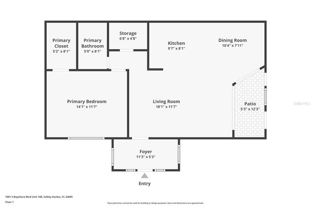 1001 S BAYSHORE BOULEVARD 108, Safety Harbor, FL 34695