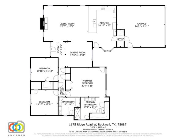 1175 Ridge Road W, Rockwall, TX 75087