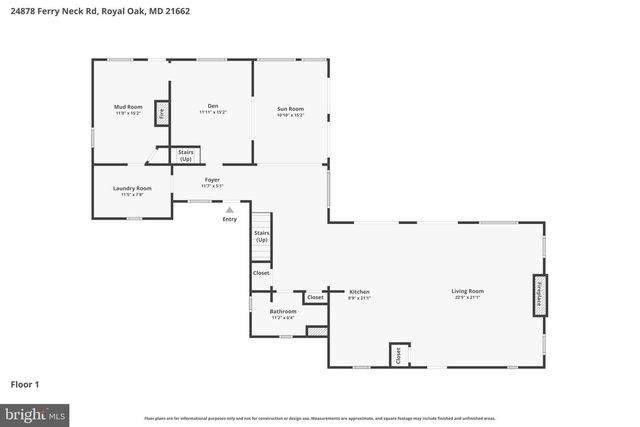24878 W FERRY NECK RD, Royal Oak, MD 21662