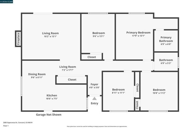 3585 Esperanza Drive, Concord, CA 94519