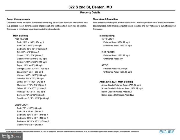 322 S 2ND ST, Denton, MD 21629