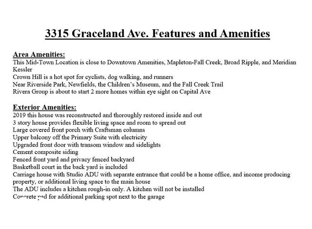 3315 Graceland Avenue, Indianapolis, IN 46208