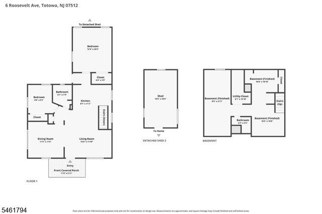 6 Roosevelt Ave, Totowa Boro, NJ 07512