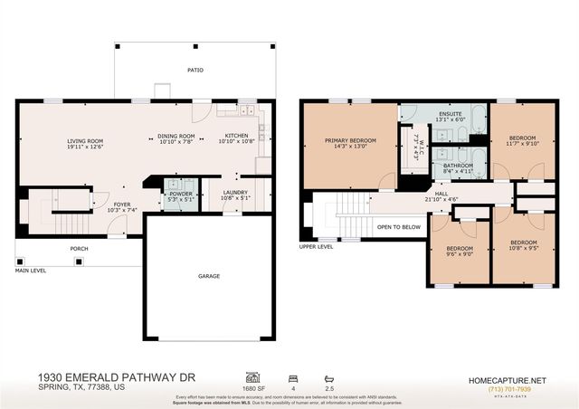 1930 Emerald Pathway Drive, Spring, TX 77388