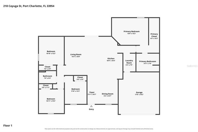 218 CAYUGA STREET, Port Charlotte, FL 33954
